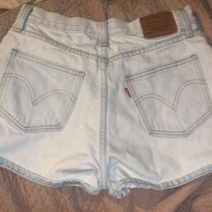 Levi's Light Blue Jean Shorts